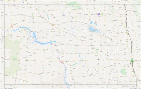North Dakota City Limits – shown on Google Maps.